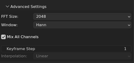 Advanced Settings V3