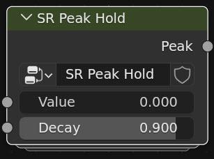 SR Peak Hold